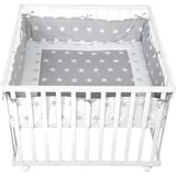 roba Cosiplay 100 x 100 cm Bio-Buche weiß Bodenfarbe Little Stars (202300WEV190)