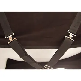 Back on Track Fleecedecke Supreme Abschwitzdecke 155 cm Schwarz