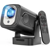 HY310 Mini Beamer 4K Unterstützung 1080P Autofokus Projektor, Auto Trapezkorrekt