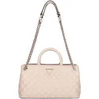 GUESS Kurzgriff Tasche Giully Girlfriend Shoulder Satchel light beige