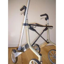 TRUST CARE Outdoor Rollator Let's Go Out faltbar beige/silber