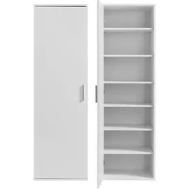 Procontour Haushaltsschrank Clara 50 x 167 x 52 cm Weiß