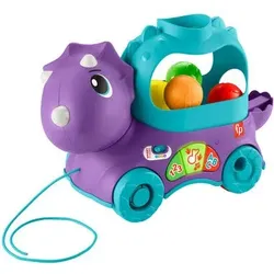 FISHER-PRICE HNR54 Bällespaß Nachzieh-Dino, Dinosaurier Motorik-Spielzeug