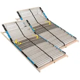 Lattenrost Lattenrost Visto 42 Leisten, Kopfteil verstellbar, Selbstmontage, Beco, Lattenrost 160x200, bestehend aus 2x Lattenrost 80x200 160 cm x 200 cm x 8 cm