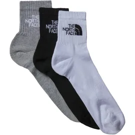 The North Face Multi Sport Cush Quarter Socken 3er Pack Schwarz/Mehrfarbig 41-43