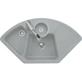 Villeroy & Boch V&B Eckspüle Solo Eck Spülbecken, almond CeramicPlus