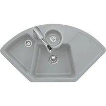 Villeroy & Boch V&B Eckspüle Solo Eck Spülbecken, almond CeramicPlus