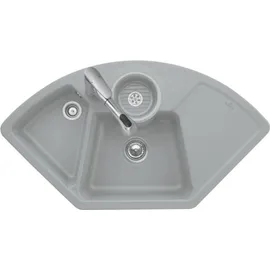 Villeroy & Boch V&B Eckspüle Solo Eck Spülbecken, almond CeramicPlus