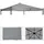 MCW Pavillon, Calpe 4x4m ~ hellgrau