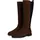 Tommy Hilfiger Flag LONG BOOT", Damen, Stiefel aus Wildleder, Braun (Legacy Brown), 37 - 37 EU