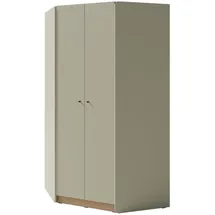 beautysofa Eckschrank ALEX 95 x 195 x 95 cm Grün