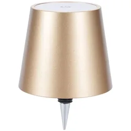 ideoon lights Akku Flaschenlampe Gold 2 St.