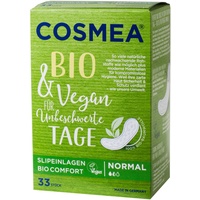 Cosmea Bio-Slipeinlagen Normal, Ohne Duft, 33 Stk. Hygiene-Einlagen Aus Bio-Baumwolle. Damen-Hygiene Im Einklang Mit Der Natur