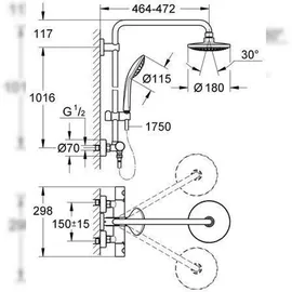 Grohe Euphoria System 180 chrom 27296001