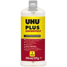 UHU Zweikomponentenkleber Plus Sofortfest 50 ml
