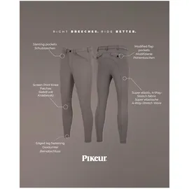 Pikeur New Rodrigo Kniebesatz-Reithose 46 Grau