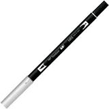 Tombow ABT-N95 Fasermaler Dual Brush Pen mit zwei Spitzen, cool grey 1