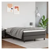 vidaXL Boxspringbett 120 x 200 cm Grau