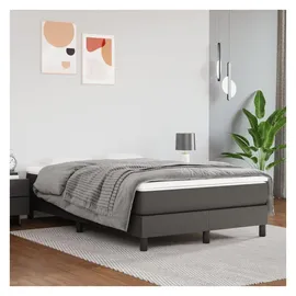 vidaXL Boxspringbett 120 x 200 cm Grau