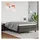 vidaXL Boxspringbett 120 x 200 cm Grau