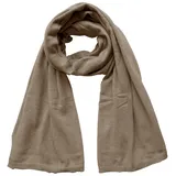 Mississhop 381 Feinstrick Kaschmir-Gemisch Beanie Mütze Slouch/XXL Schal/Handschuhe Fango-Braun Einheitsgroesse Schal
