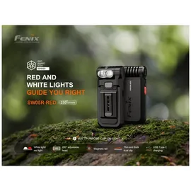 Fenix SW05R-RED LED Taschenlampe 49h 55g