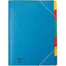 BENE Ordnungsmappe A4 Blau 7 Fächer