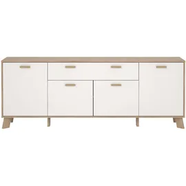 Andas Lowboard Imperial ¦ weiß ¦ Maße cm, B: 195,7 H: 73 T: 39.1