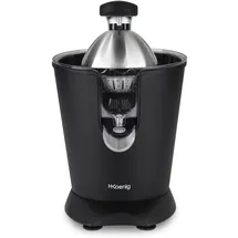 Scarlett H.Koenig AGR82 - elektrische Zitruspresse 160W, Hebel und Filter aus Edelstahl, Anti-Tropf-System, BPA-frei, spülmaschinenfeste Teile, Schwarz