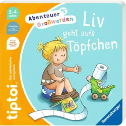 Ravensburger tiptoi® Abenteuer Großwerden: Liv geht aufs Töpfchen