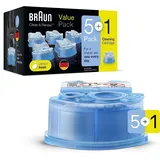 Braun Reinigungskartuschen Clean & Renew CCR 5 + 1 St.