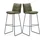 MCA Furniture Barhocker Hampton 110 x 54 cm Grün
