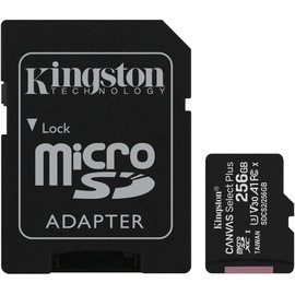 Kingston Canvas Select Plus microSD UHS-I U3 A1 V30 + SD-Adapter 256 GB