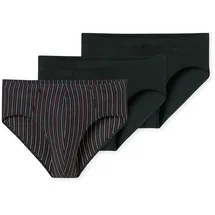 SCHIESSER Supermini Slips rot / schwarz XL 3er Pack