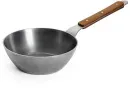 WOLL Carbon Steel, Sauteuse, fester Stiel, PFAS-frei, Höhe: 7 cm 728CS , Durchmesser: 28 cm