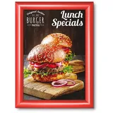 Showdown Klapprahmen 25mm - DIN A4 Aluminium - Rot