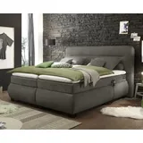 Evolution Boxspringbett mit Motor 160x200cm elektrisch Doppelbett Stone, Ausführung:Variante 1