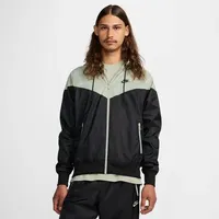 NIKE Herren Unterjacke M NSW SPE WVN LND WR HD JKT, BLACK/JADE HORIZON/BLACK, L