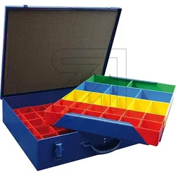 Metall-Sortimentskoffer mit 36 Fächer verschiedener Größe