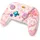 PowerA Enhanced Wireless Controller Princess Peach Plaid Rosa Nintendo Switch