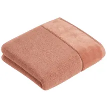 VOSSEN Pure Badetuch 100 x 150 cm red wood