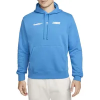 Nike FN4895-435 M NSW SI PO Hoodie FLC BB Sweatshirt Herren LT Photo Blue Größe S