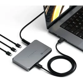 Satechi Thunderbolt 4 Slim Hub Grau