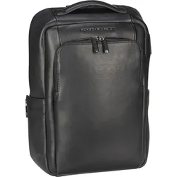 Porsche Design Roadster Leather Backpack XS  in Black (11.4 Liter), Rucksack / Backpack - Schwarz