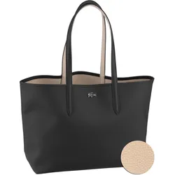 Lacoste Anna Shopping Bag 2142  in Black/Warm Sand (innen: Beige) (14.7 Liter), Shopper