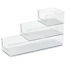 Zeller Schreibtisch-Organizer 3tlg-Set transparent 1 St.