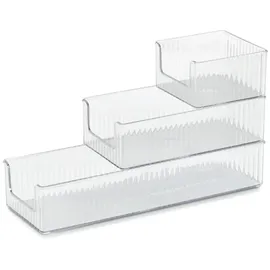 Zeller Schreibtisch-Organizer 3tlg-Set transparent 1 St.