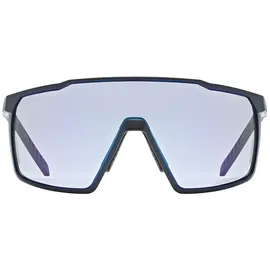 Uvex Mtn Perform S V Photochrome 1-3 Black Matt/Variomatic Mirror Blue
