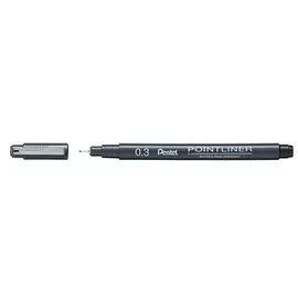 Pentel Pointliner Fineliner-Set schwarz, 1 Set