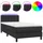 vidaXL Boxspringbett 100 x 200 cm Schwarz